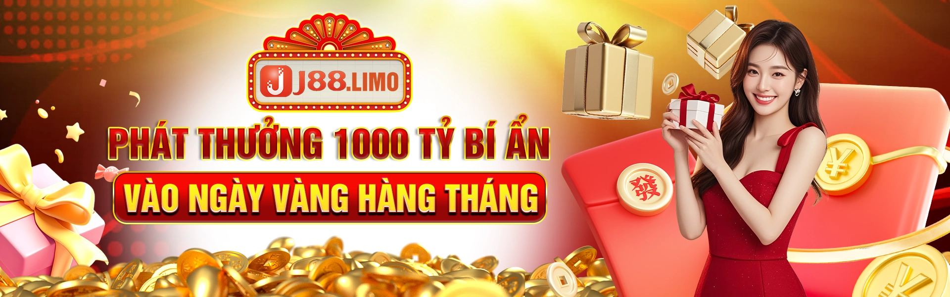J88 phát thưởng 1000 tỷ vào ngày vàng hàng tháng