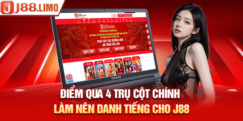 Điểm qua 4 trụ cột chính làm nên danh tiếng cho J88 