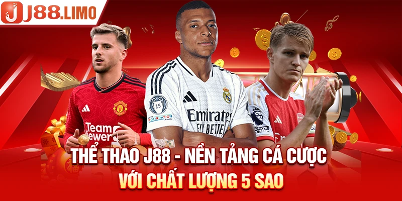 Thể Thao J88 - Nền tảng cá cược với chất lượng 5 sao